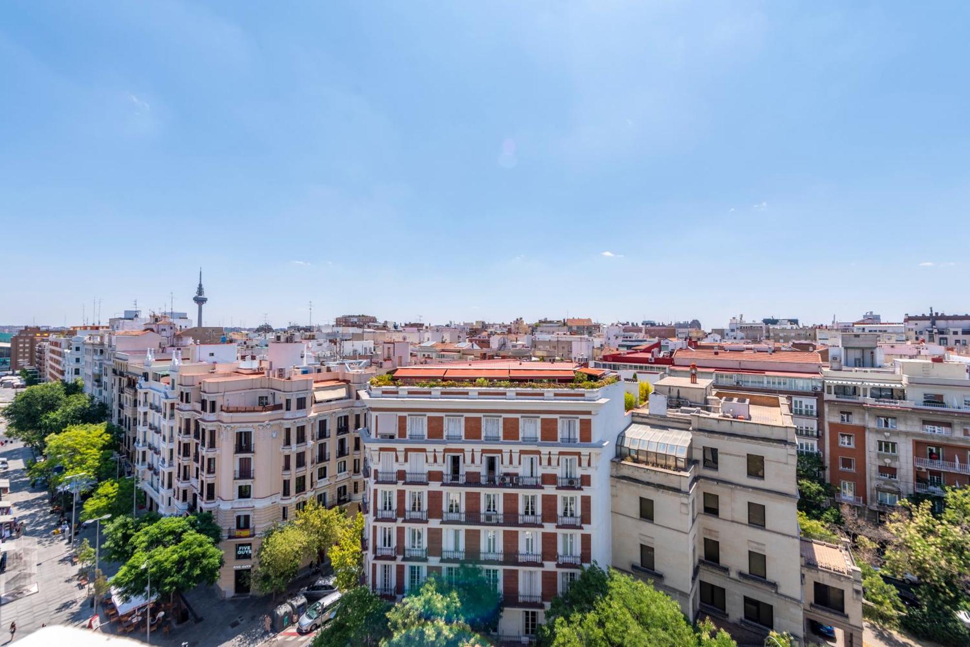 Alcala Street View Appartement Madrid Buitenkant foto